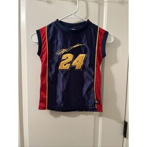 Chase Authentics Boys Athletic Muscle Shirt Jersey #24 Jeff Gordon Racing Size 5